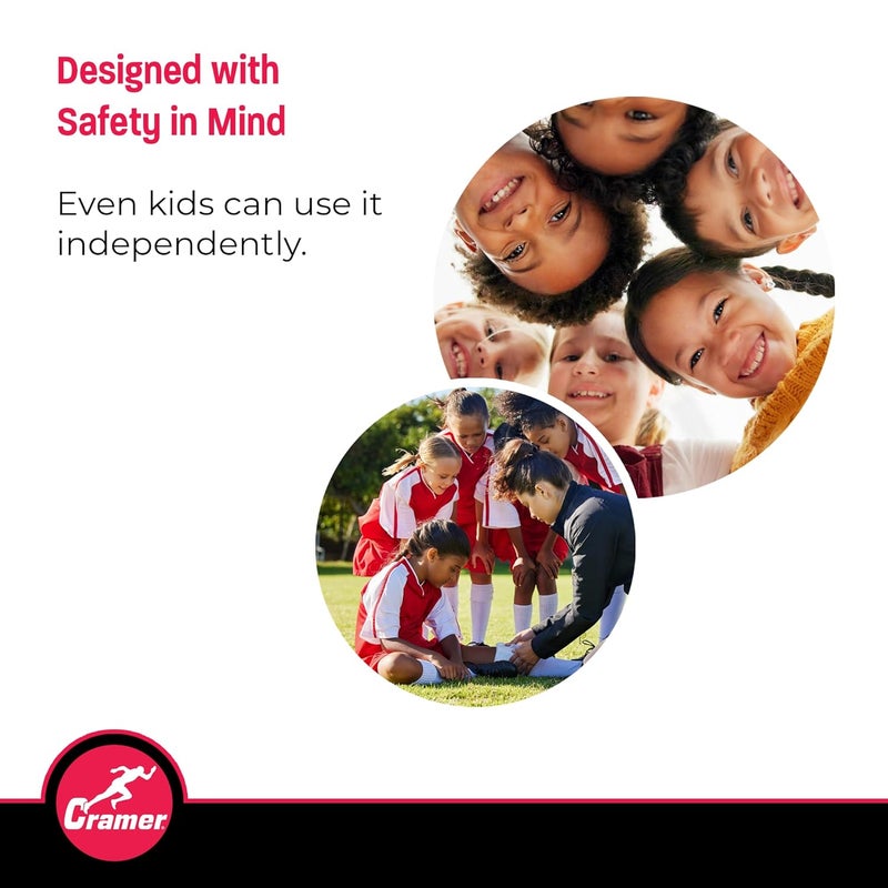 Cramer Athletic Training Supplies, Shark Tape Cutter & Remover Liquid for Adhesive Removal, Safe Edge Scissors, Bandage Shears & Solution to Safely Remove Athletic Tape, Standard Tape Cutter - Image 4